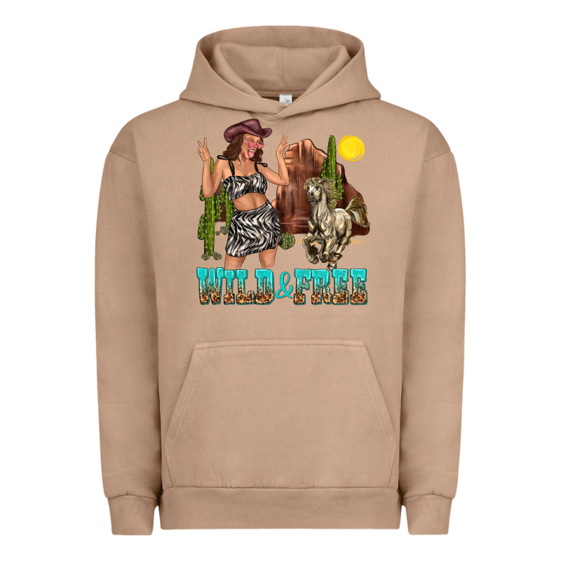 Wild And Free Urban Hoodie by texasbilliewilder | Teevron