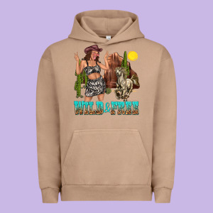 Wild And Free Urban Hoodie Designed By Texasbilliewilder