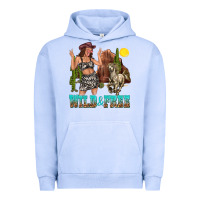 Pigment Grape Ice wild and free Urban Hoodie - texasbilliewilder