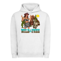 Pigment Lunar Rock wild and free Urban Hoodie - texasbilliewilder