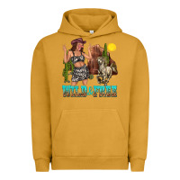 Pigment Peanut Butter wild and free Urban Hoodie - texasbilliewilder