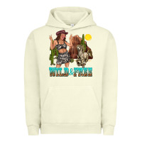 Pigment Pistachio wild and free Urban Hoodie - texasbilliewilder