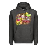 Charcoal Heather salty vibes Premium Hoodie - Zillion Design Studio