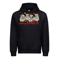 Black merry christmas pantasmas ghost christmas Urban Hoodie - Zillion Design Studio