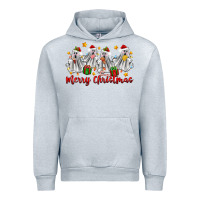 Heather Grey merry christmas pantasmas ghost christmas Urban Hoodie - Zillion Design Studio