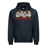 Navy merry christmas pantasmas ghost christmas Urban Hoodie - Zillion Design Studio