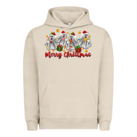 Pigment French Oak merry christmas pantasmas ghost christmas Urban Hoodie - Zillion Design Studio