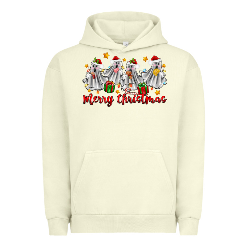 Merry Christmas Pantasmas Ghost Christmas Urban Hoodie by Zillion Design Studio | Teevron