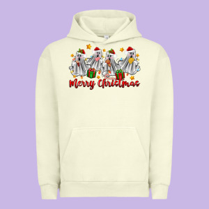 Merry Christmas Pantasmas Ghost Christmas Urban Hoodie Designed By Zillion Design Studio