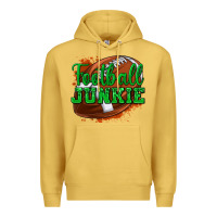 Antique Gold football junkie Premium Hoodie - texasbilliewilder