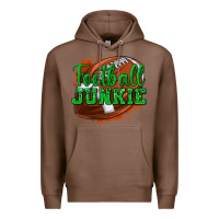 Chestnut football junkie Premium Hoodie - texasbilliewilder