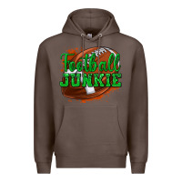 Coffee football junkie Premium Hoodie - texasbilliewilder