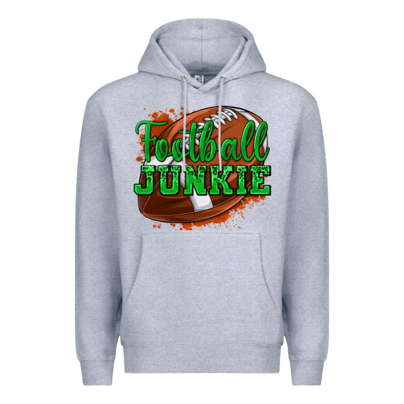 Football Junkie Premium Hoodie by texasbilliewilder | Teevron