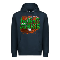 Navy football junkie Premium Hoodie - texasbilliewilder