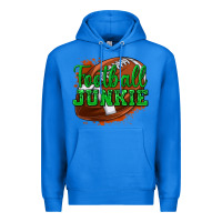 True Royal football junkie Premium Hoodie - texasbilliewilder