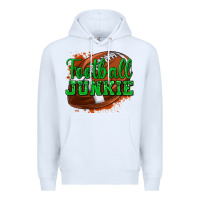 White football junkie Premium Hoodie - texasbilliewilder