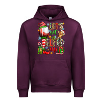 Mauve Wine let's get elfed up Urban Hoodie - Zillion Design Studio