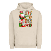 Pigment French Oak let's get elfed up Urban Hoodie - Zillion Design Studio