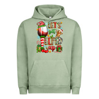 Pigment Oil Green let's get elfed up Urban Hoodie - Zillion Design Studio