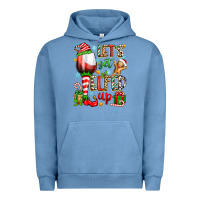 Pigment Pebble Blue let's get elfed up Urban Hoodie - Zillion Design Studio