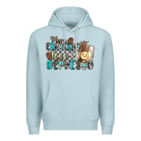 Blue Mist more espresso less depresso Premium Hoodie - Zillion Design Studio
