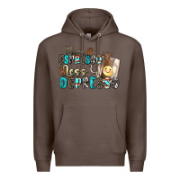 Coffee more espresso less depresso Premium Hoodie - Zillion Design Studio