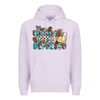Lilac more espresso less depresso Premium Hoodie - Zillion Design Studio