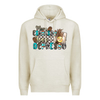 Oatmeal Heather more espresso less depresso Premium Hoodie - Zillion Design Studio