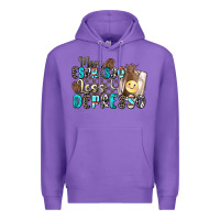 Purple more espresso less depresso Premium Hoodie - Zillion Design Studio