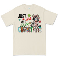 Bone just a girl who loves christmas Premium Tee - CowhideDigitalArt