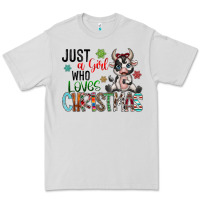 Just A Girl Who Loves Christmas Premium Tee | Teevron