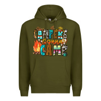Army Green campers gonna camp Premium Hoodie - Zillion Design Studio