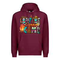Burgundy campers gonna camp Premium Hoodie - Zillion Design Studio
