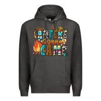 Charcoal Heather campers gonna camp Premium Hoodie - Zillion Design Studio
