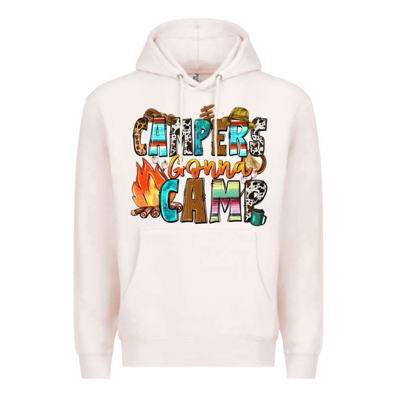 Campers Gonna Camp Premium Hoodie by Zillion Design Studio | Teevron