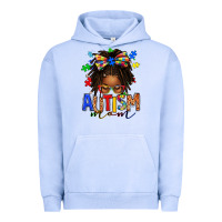 Pigment Grape Ice autism mom afro locs messy bun Urban Hoodie - texasbilliewilder