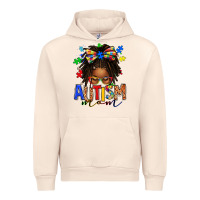 Sandshell autism mom afro locs messy bun Urban Hoodie - texasbilliewilder