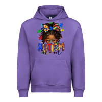 Tulip autism mom afro locs messy bun Urban Hoodie - texasbilliewilder