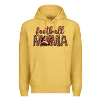 Antique Gold football mama Premium Hoodie - texasbilliewilder
