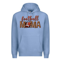 Colony Blue football mama Premium Hoodie - texasbilliewilder