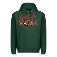 Sports Green football mama Premium Hoodie - texasbilliewilder