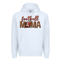 White football mama Premium Hoodie - texasbilliewilder