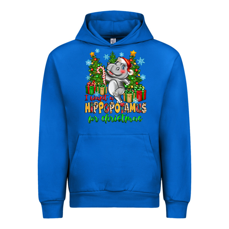 I Want A Hippopotamus For Christmas Urban Hoodie by Zillion Design Studio | Teevron