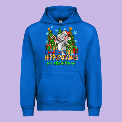 Urban Hoodie i want a hippopotamus for christmas