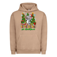 Pigment Burro i want a hippopotamus for christmas Urban Hoodie - Zillion Design Studio