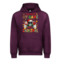 Mauve Wine i paused my game for christmas Urban Hoodie - Zillion Design Studio