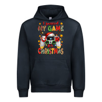 Navy i paused my game for christmas Urban Hoodie - Zillion Design Studio
