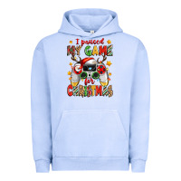 Pigment Grape Ice i paused my game for christmas Urban Hoodie - Zillion Design Studio