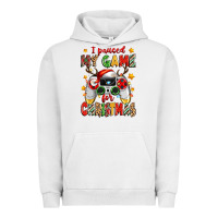 Pigment Lunar Rock i paused my game for christmas Urban Hoodie - Zillion Design Studio