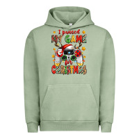 Pigment Oil Green i paused my game for christmas Urban Hoodie - Zillion Design Studio